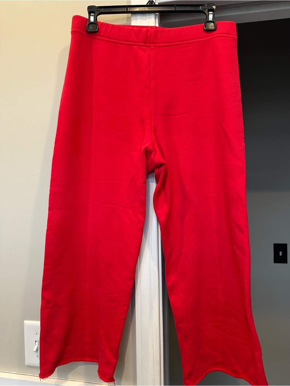 Frank and Eileen Catherine Red Knit Cropped Pants